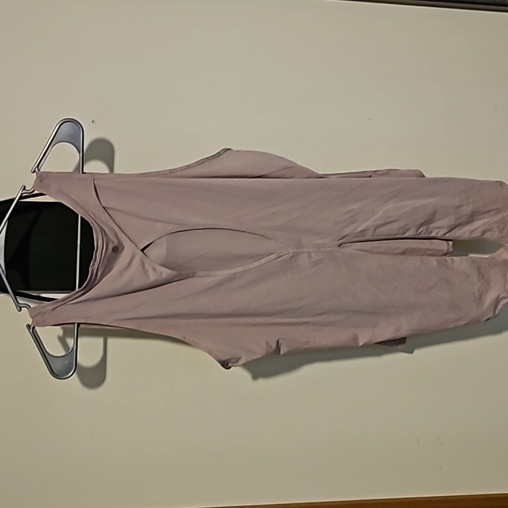 mauve yoga top